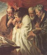 The Four Evangelists (mk05) Jacob Jordaens